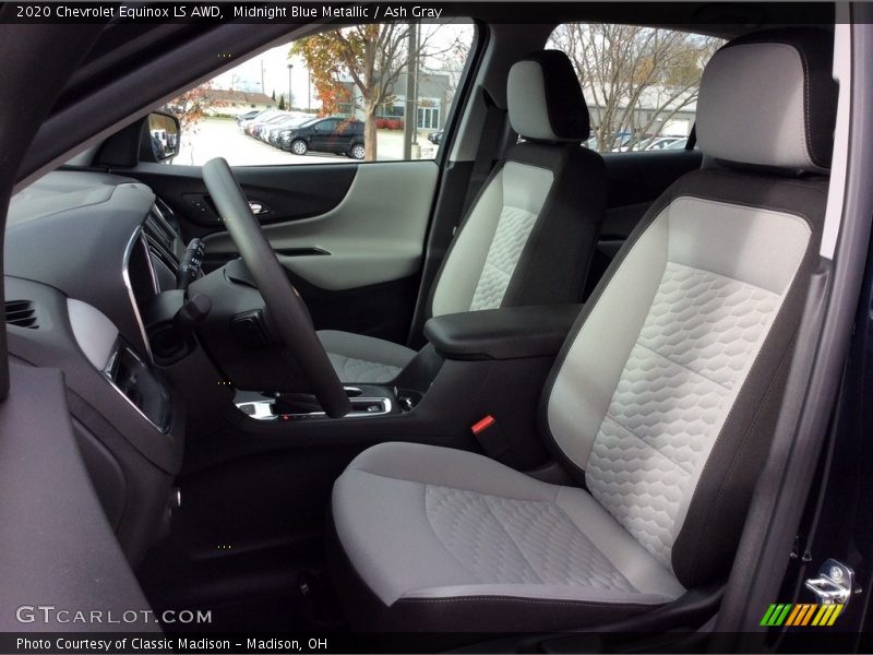 Midnight Blue Metallic / Ash Gray 2020 Chevrolet Equinox LS AWD