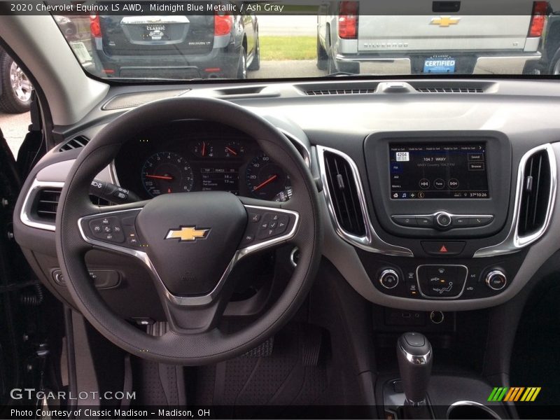 Midnight Blue Metallic / Ash Gray 2020 Chevrolet Equinox LS AWD