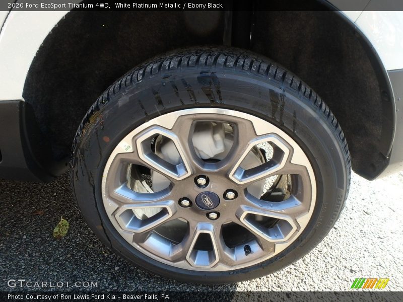 White Platinum Metallic / Ebony Black 2020 Ford EcoSport Titanium 4WD