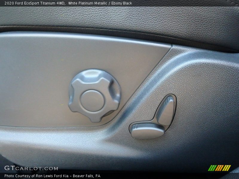 White Platinum Metallic / Ebony Black 2020 Ford EcoSport Titanium 4WD