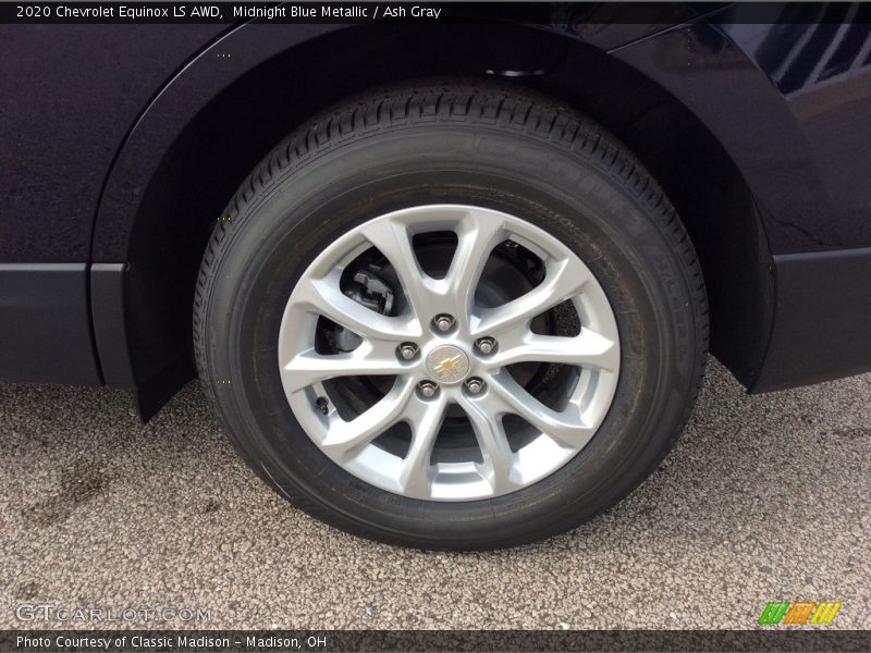 Midnight Blue Metallic / Ash Gray 2020 Chevrolet Equinox LS AWD