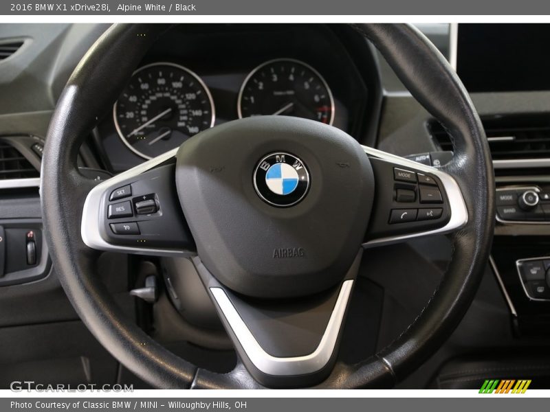 Alpine White / Black 2016 BMW X1 xDrive28i