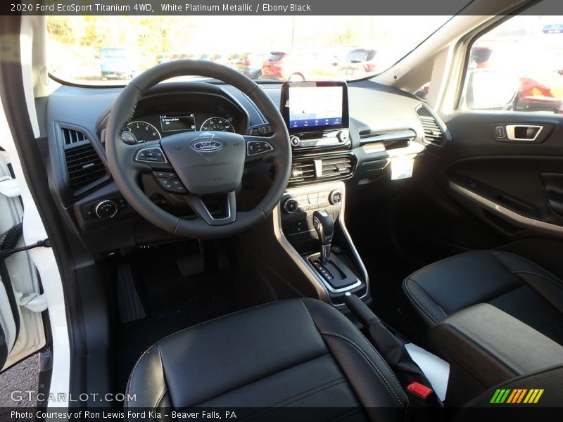 White Platinum Metallic / Ebony Black 2020 Ford EcoSport Titanium 4WD