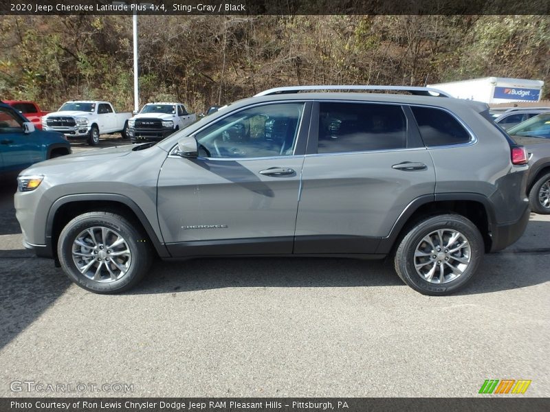 Sting-Gray / Black 2020 Jeep Cherokee Latitude Plus 4x4
