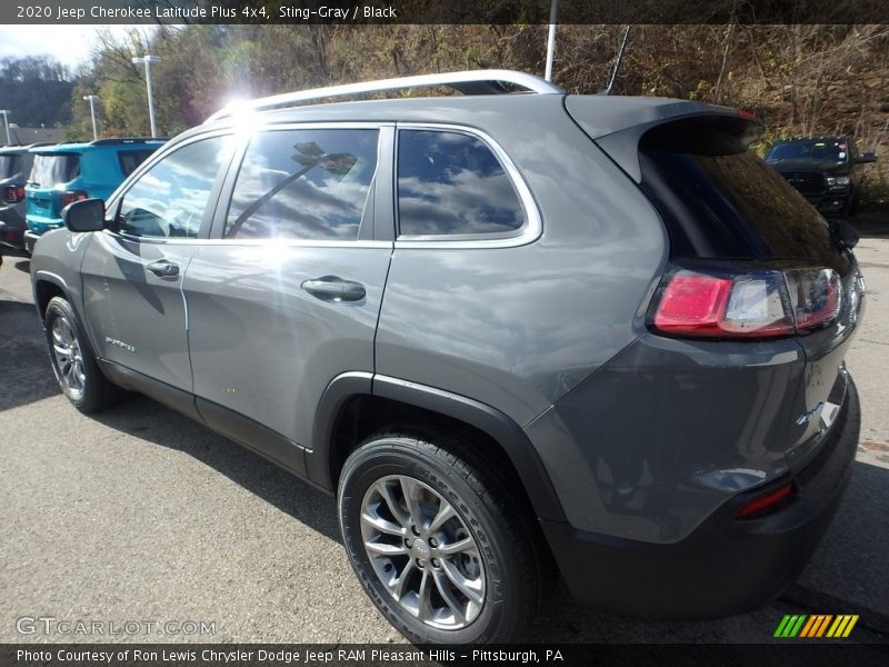 Sting-Gray / Black 2020 Jeep Cherokee Latitude Plus 4x4