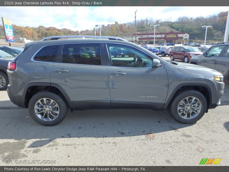 Sting-Gray / Black 2020 Jeep Cherokee Latitude Plus 4x4