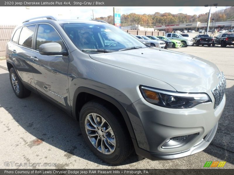 Sting-Gray / Black 2020 Jeep Cherokee Latitude Plus 4x4