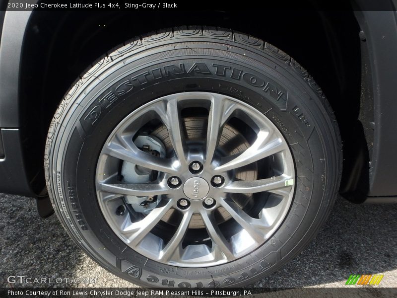 Sting-Gray / Black 2020 Jeep Cherokee Latitude Plus 4x4