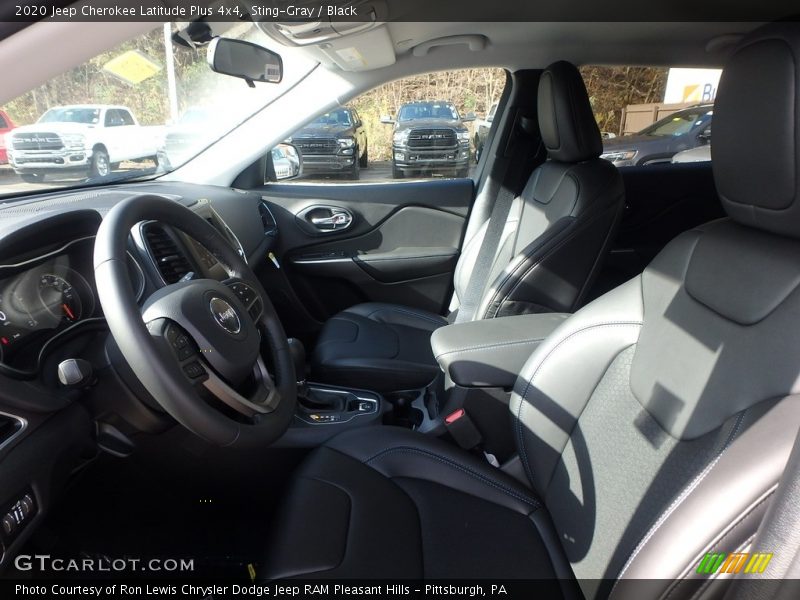 Sting-Gray / Black 2020 Jeep Cherokee Latitude Plus 4x4