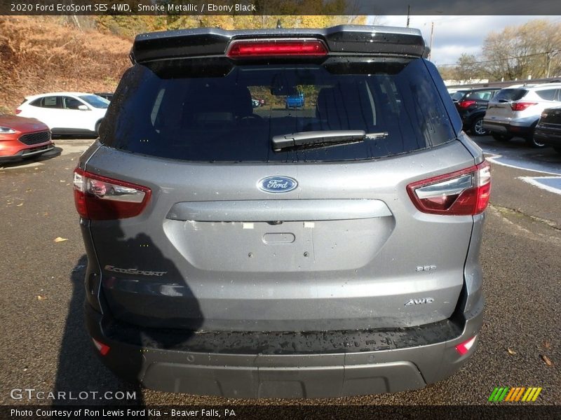 Smoke Metallic / Ebony Black 2020 Ford EcoSport SES 4WD