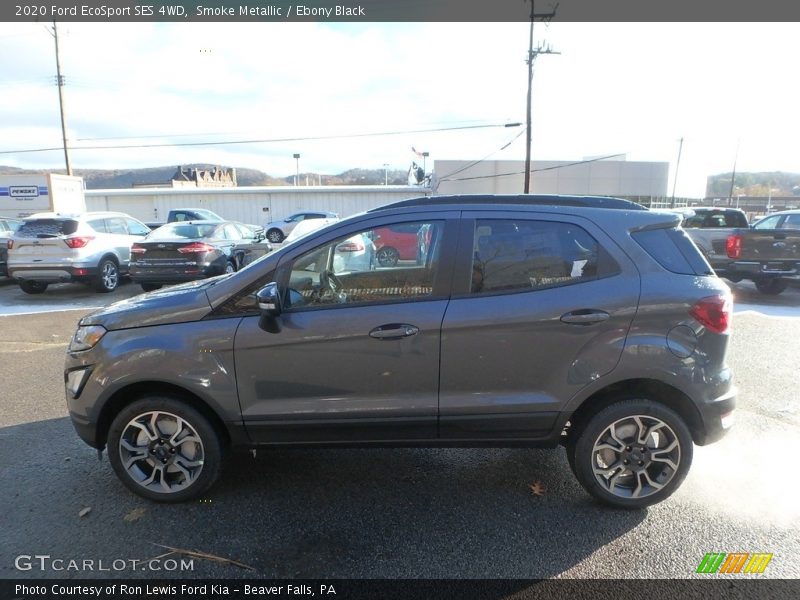 Smoke Metallic / Ebony Black 2020 Ford EcoSport SES 4WD