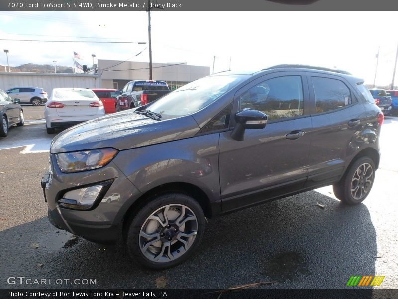 Smoke Metallic / Ebony Black 2020 Ford EcoSport SES 4WD