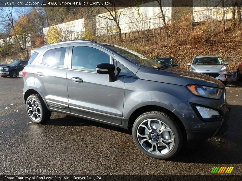 Smoke Metallic / Ebony Black 2020 Ford EcoSport SES 4WD