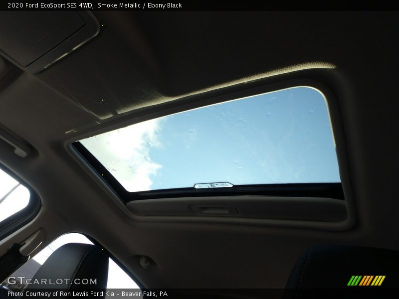 Smoke Metallic / Ebony Black 2020 Ford EcoSport SES 4WD