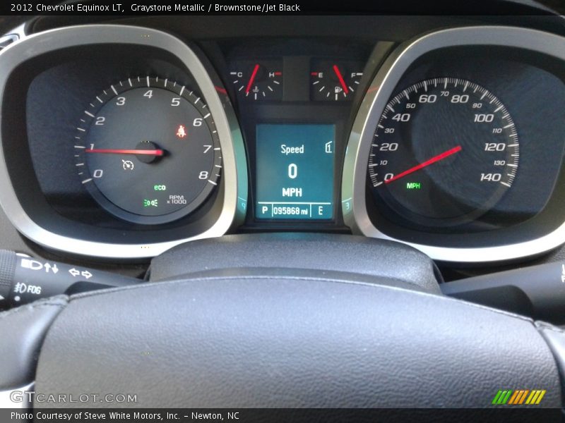 Graystone Metallic / Brownstone/Jet Black 2012 Chevrolet Equinox LT