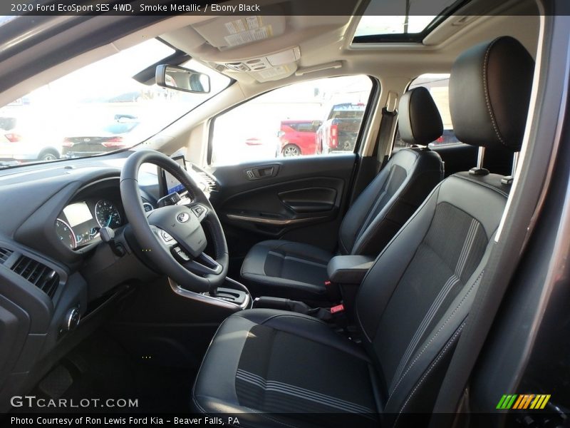 Smoke Metallic / Ebony Black 2020 Ford EcoSport SES 4WD
