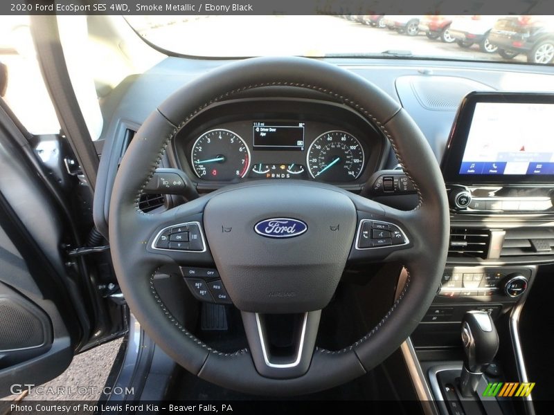 Smoke Metallic / Ebony Black 2020 Ford EcoSport SES 4WD