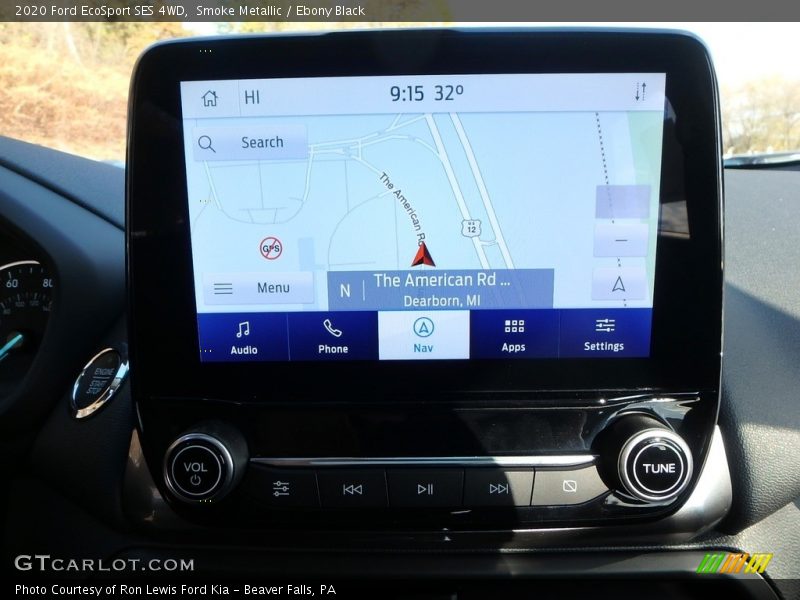 Smoke Metallic / Ebony Black 2020 Ford EcoSport SES 4WD