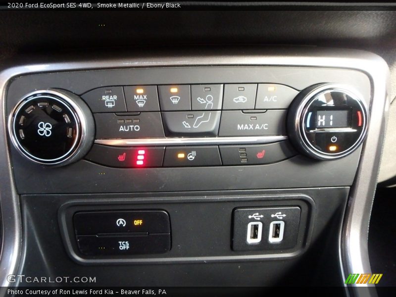 Smoke Metallic / Ebony Black 2020 Ford EcoSport SES 4WD