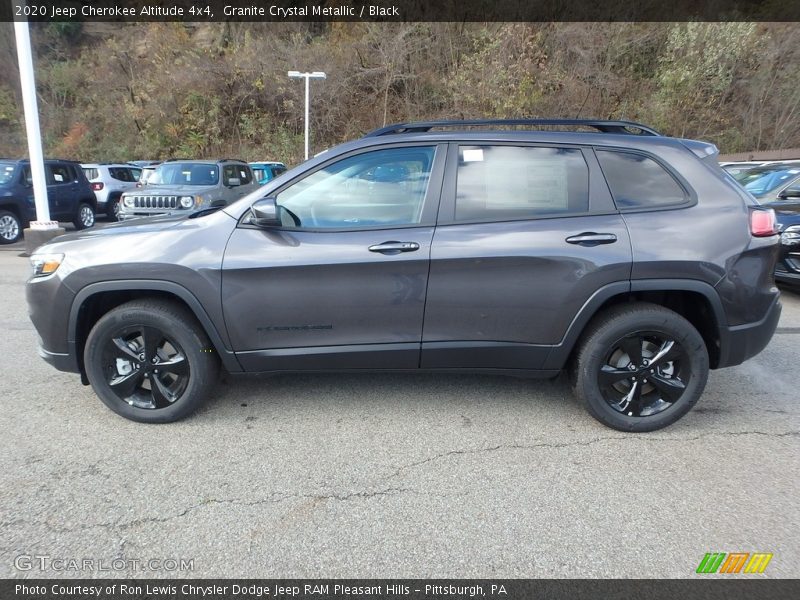 Granite Crystal Metallic / Black 2020 Jeep Cherokee Altitude 4x4