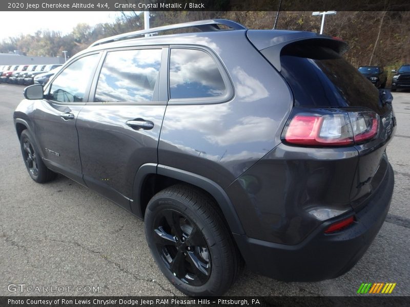 Granite Crystal Metallic / Black 2020 Jeep Cherokee Altitude 4x4
