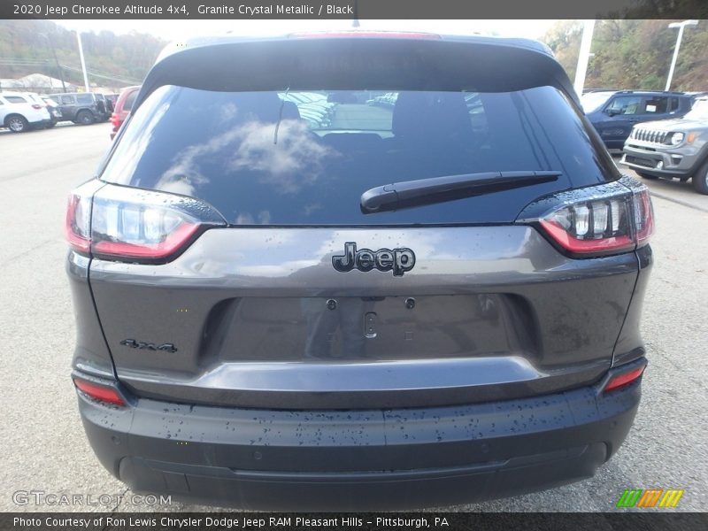 Granite Crystal Metallic / Black 2020 Jeep Cherokee Altitude 4x4