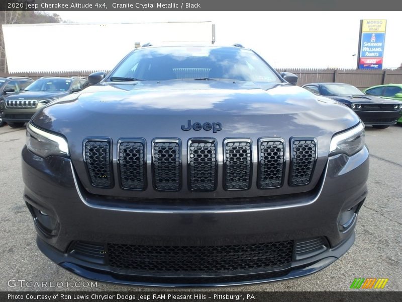 Granite Crystal Metallic / Black 2020 Jeep Cherokee Altitude 4x4