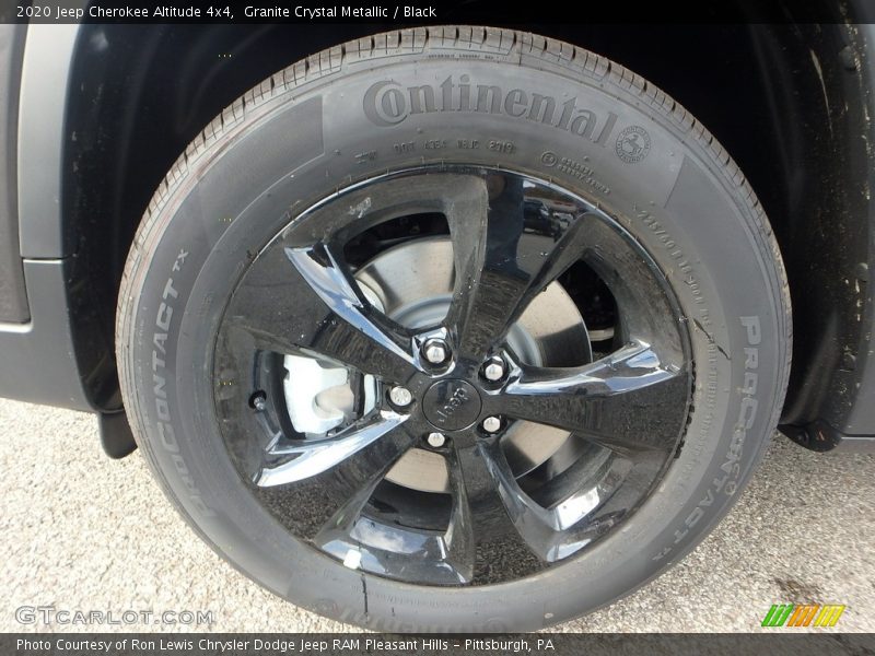 Granite Crystal Metallic / Black 2020 Jeep Cherokee Altitude 4x4