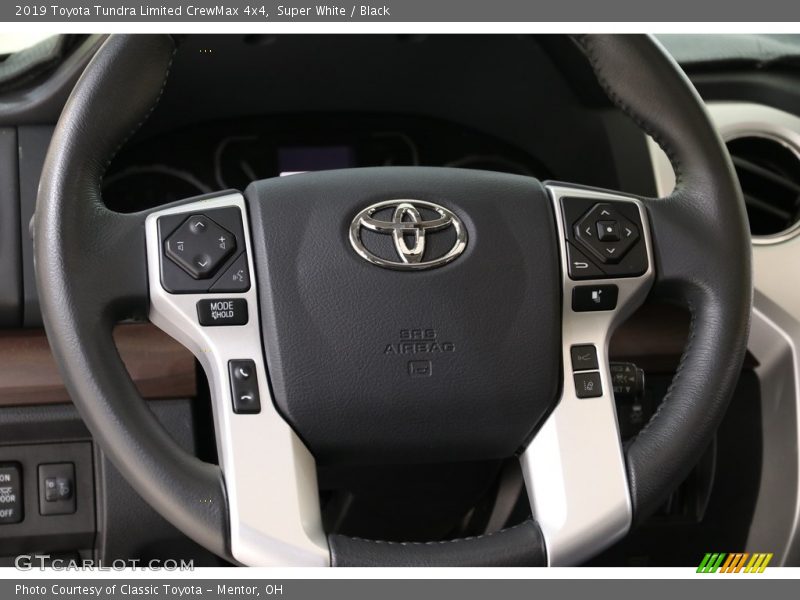 Super White / Black 2019 Toyota Tundra Limited CrewMax 4x4
