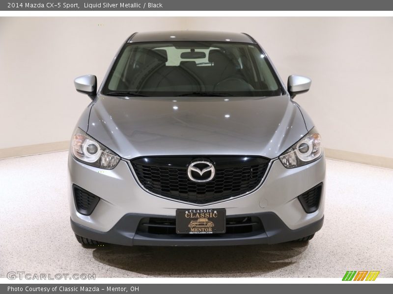Liquid Silver Metallic / Black 2014 Mazda CX-5 Sport