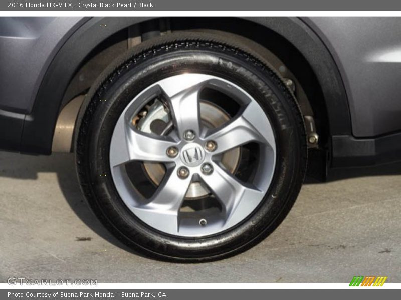 Crystal Black Pearl / Black 2016 Honda HR-V EX