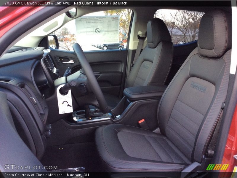 Red Quartz Tintcoat / Jet Black 2020 GMC Canyon SLE Crew Cab 4WD