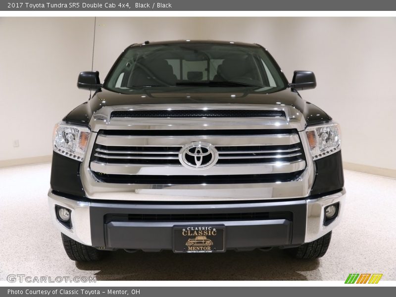Black / Black 2017 Toyota Tundra SR5 Double Cab 4x4