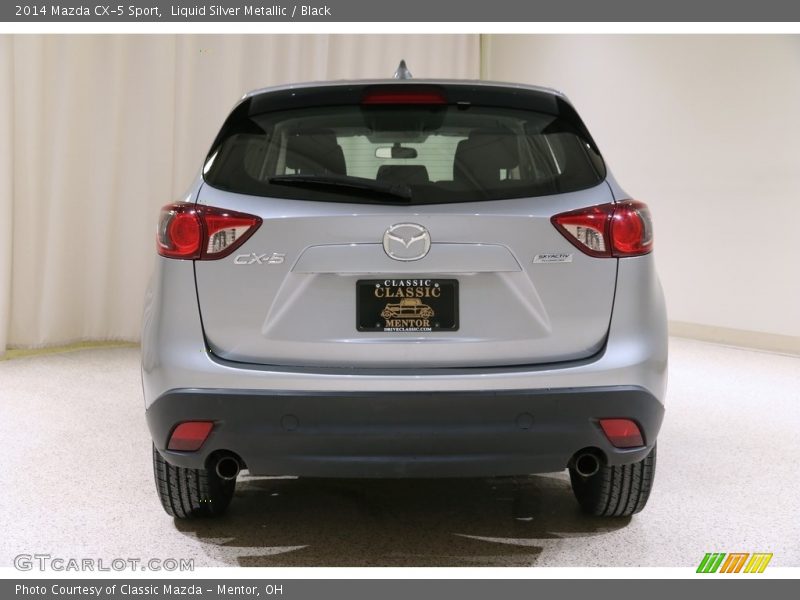 Liquid Silver Metallic / Black 2014 Mazda CX-5 Sport