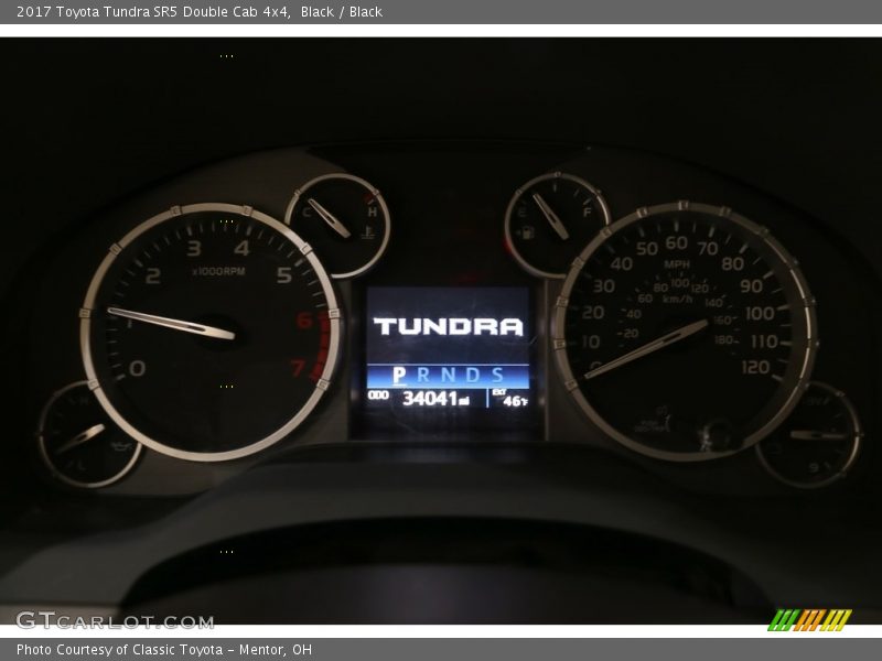 Black / Black 2017 Toyota Tundra SR5 Double Cab 4x4