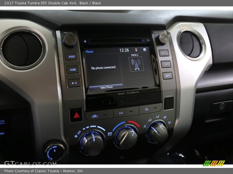 Black / Black 2017 Toyota Tundra SR5 Double Cab 4x4