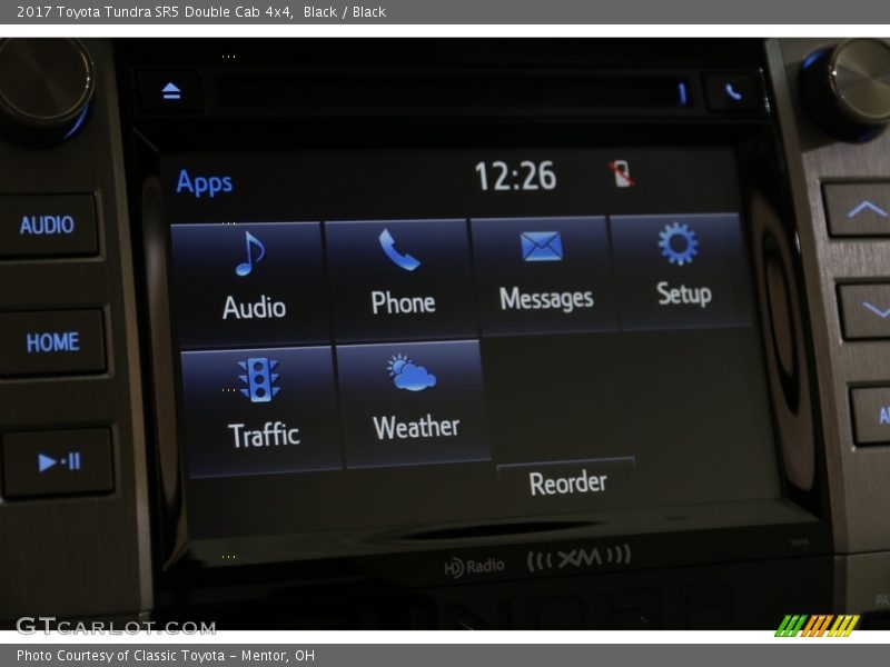 Black / Black 2017 Toyota Tundra SR5 Double Cab 4x4