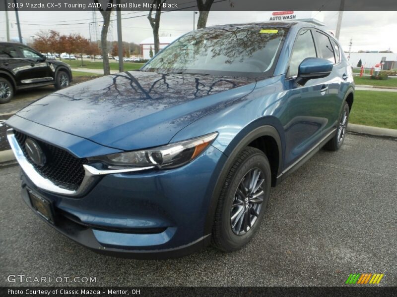 Eternal Blue Mica / Black 2019 Mazda CX-5 Touring AWD