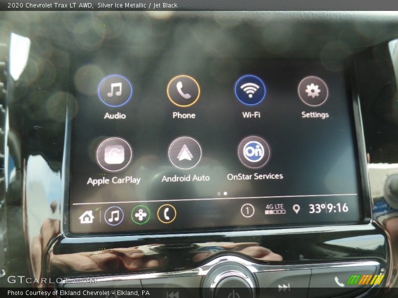 Silver Ice Metallic / Jet Black 2020 Chevrolet Trax LT AWD