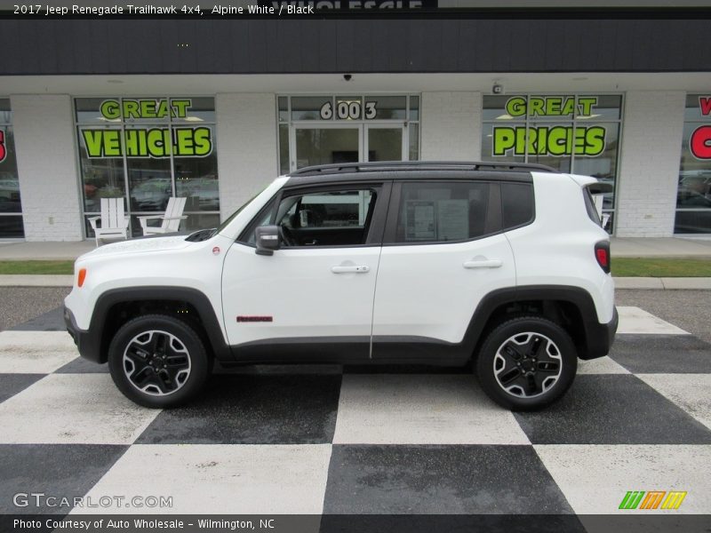 Alpine White / Black 2017 Jeep Renegade Trailhawk 4x4