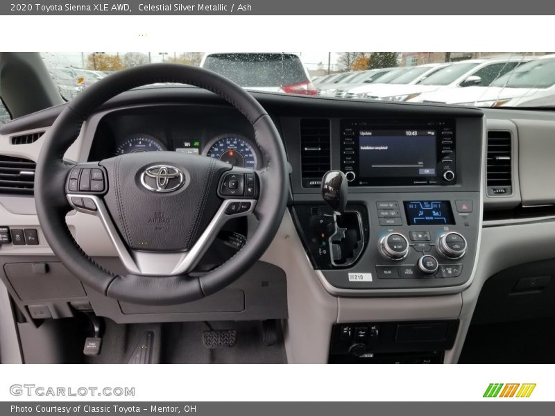 Celestial Silver Metallic / Ash 2020 Toyota Sienna XLE AWD