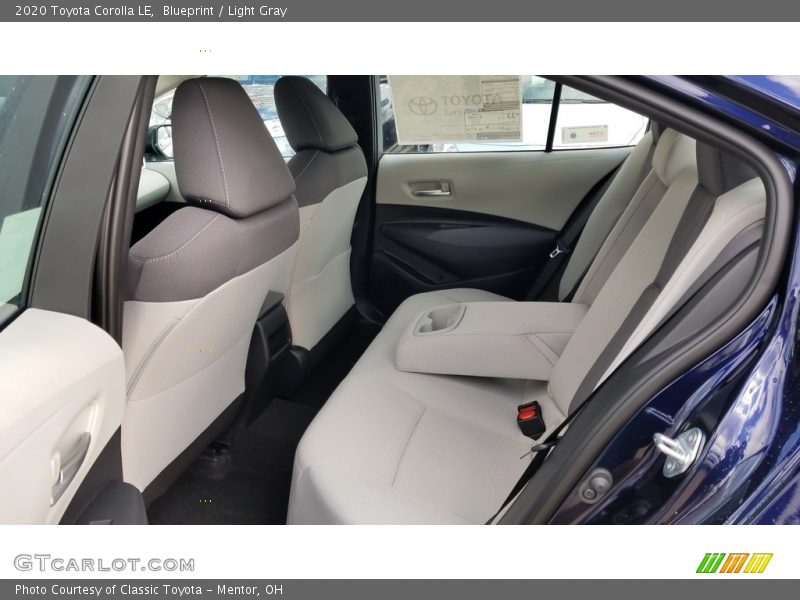 Blueprint / Light Gray 2020 Toyota Corolla LE