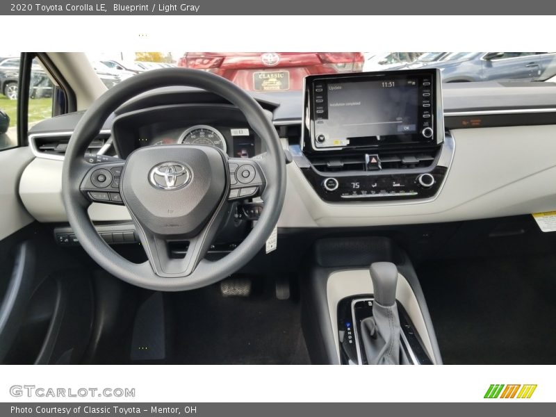 Blueprint / Light Gray 2020 Toyota Corolla LE