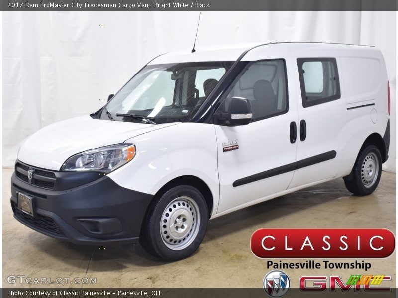 Bright White / Black 2017 Ram ProMaster City Tradesman Cargo Van