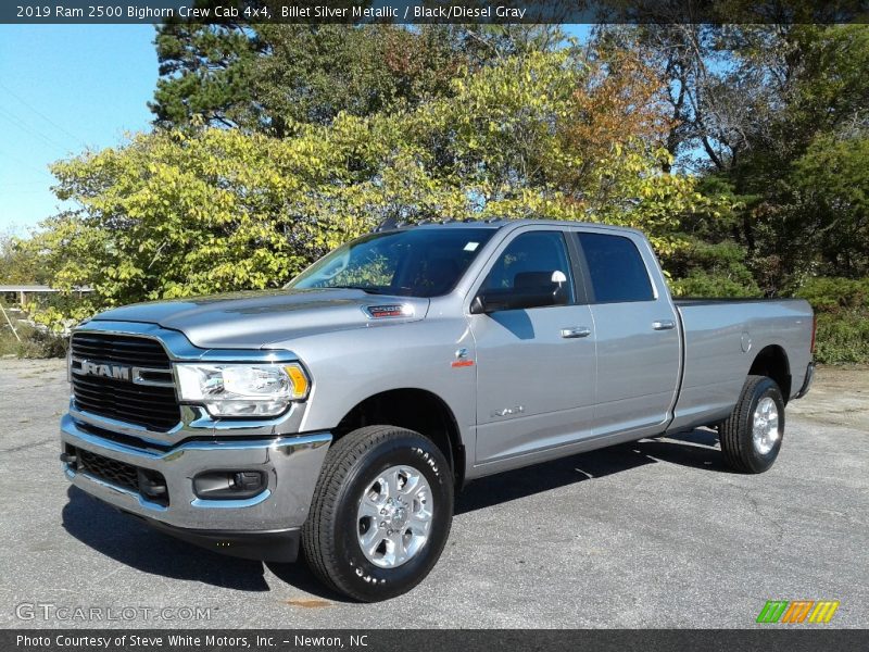 Billet Silver Metallic / Black/Diesel Gray 2019 Ram 2500 Bighorn Crew Cab 4x4