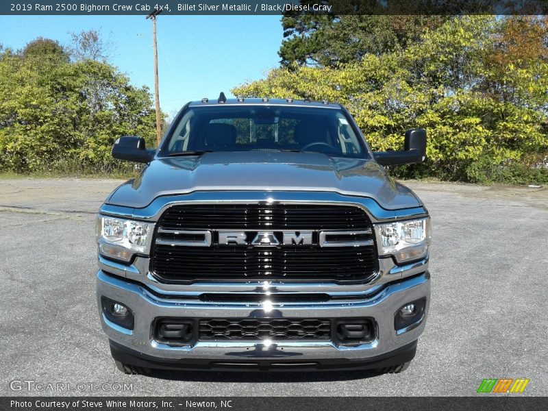 Billet Silver Metallic / Black/Diesel Gray 2019 Ram 2500 Bighorn Crew Cab 4x4