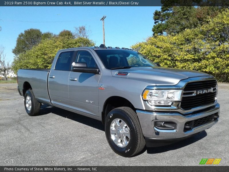 Billet Silver Metallic / Black/Diesel Gray 2019 Ram 2500 Bighorn Crew Cab 4x4