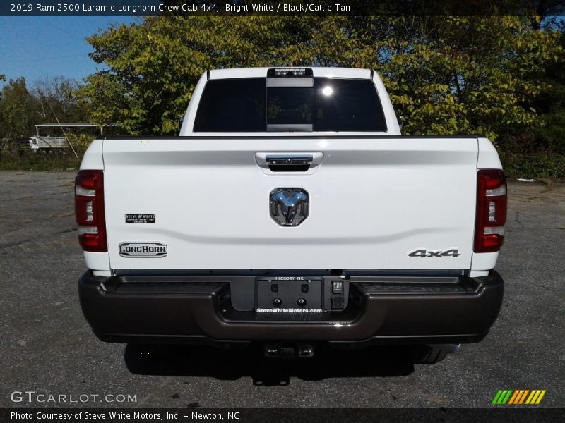 Bright White / Black/Cattle Tan 2019 Ram 2500 Laramie Longhorn Crew Cab 4x4