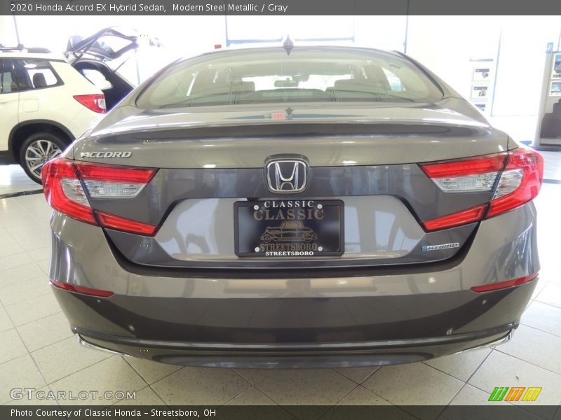 Modern Steel Metallic / Gray 2020 Honda Accord EX Hybrid Sedan