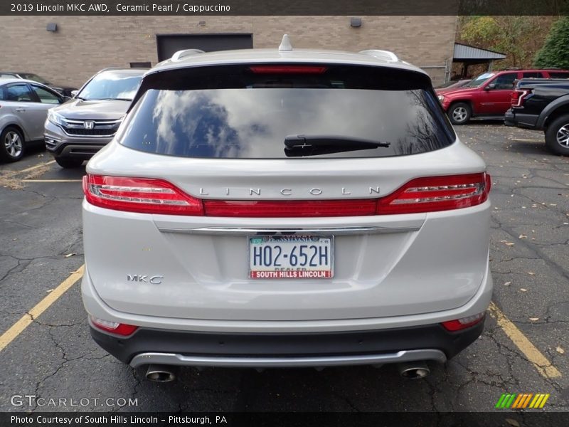 Ceramic Pearl / Cappuccino 2019 Lincoln MKC AWD